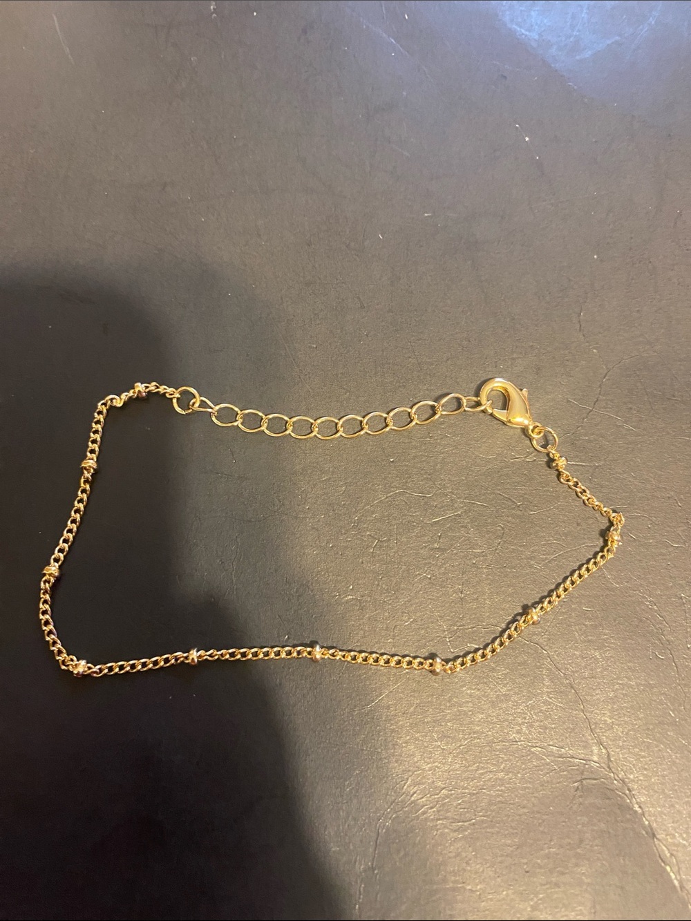 Delicate Gold Adjustable Chain Bracelet - Women's Jewelry